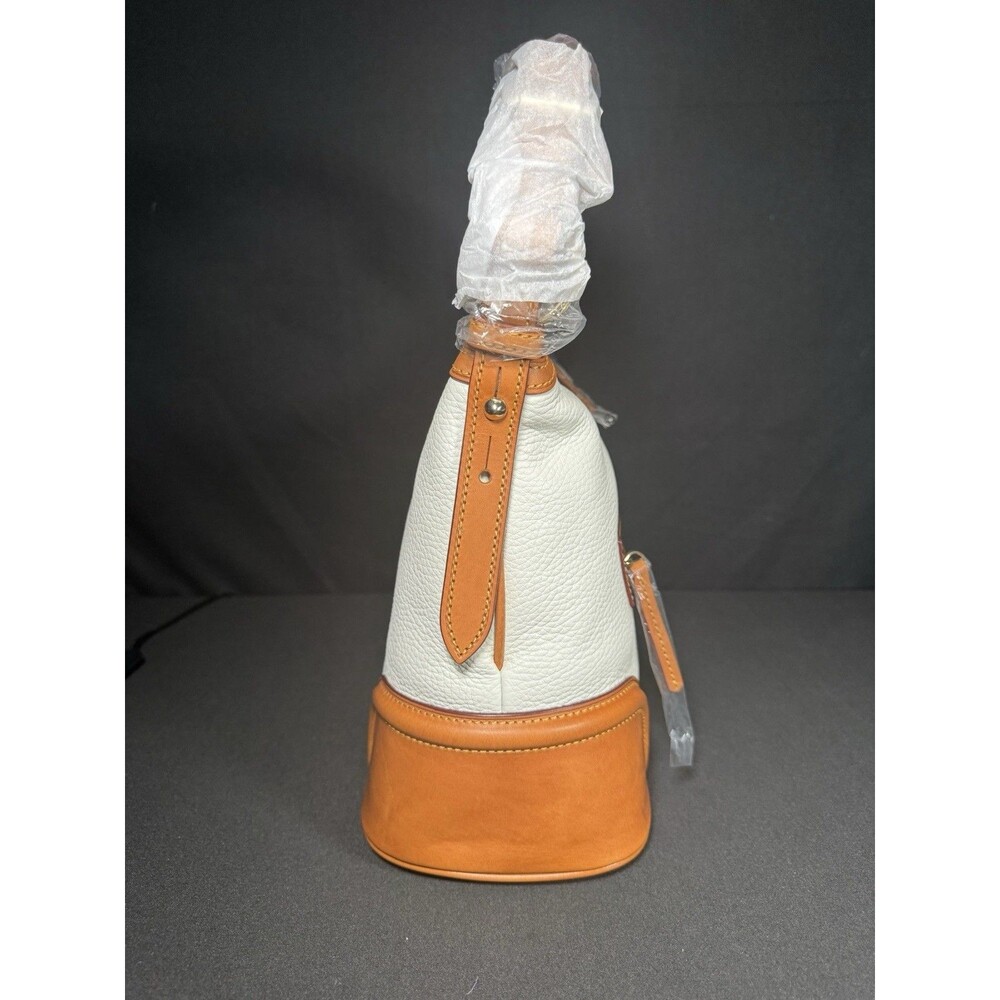 NWT Dooney & Bourke Pebble Leather Hobo Shoulder Bag + Wristlet Wallet White - Picture 7 of 13